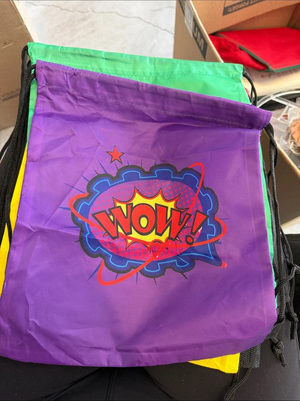 8 Party Favor Drawstring Bags new